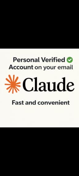 Claude Verified Personal Account ✅ | On Your Email |